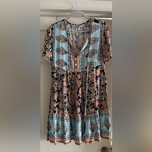Floral Boho Women's Top NWOT